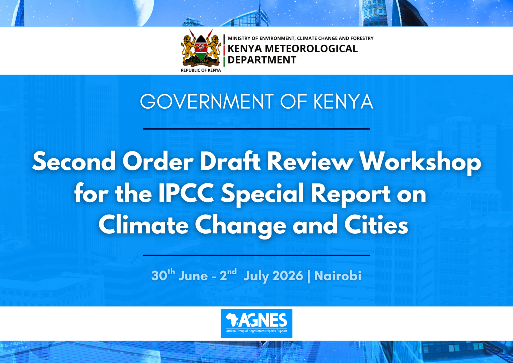 Government of Kenya: Second Order Draft Review Workshop for the IPCC Special Report on Climate Change and Cities